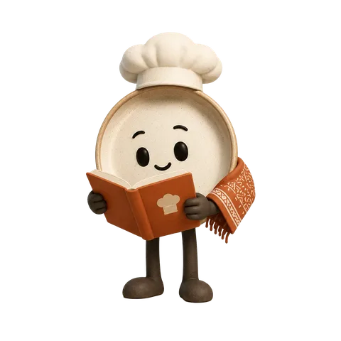 Plate's chef mascot