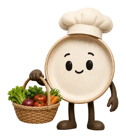 Plate's chef mascot