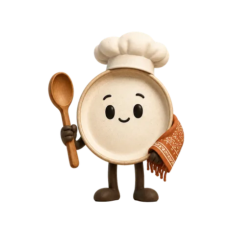 Plate's chef mascot
