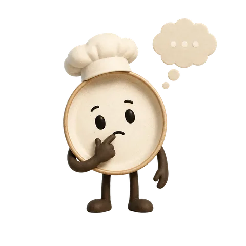 Plate's chef mascot